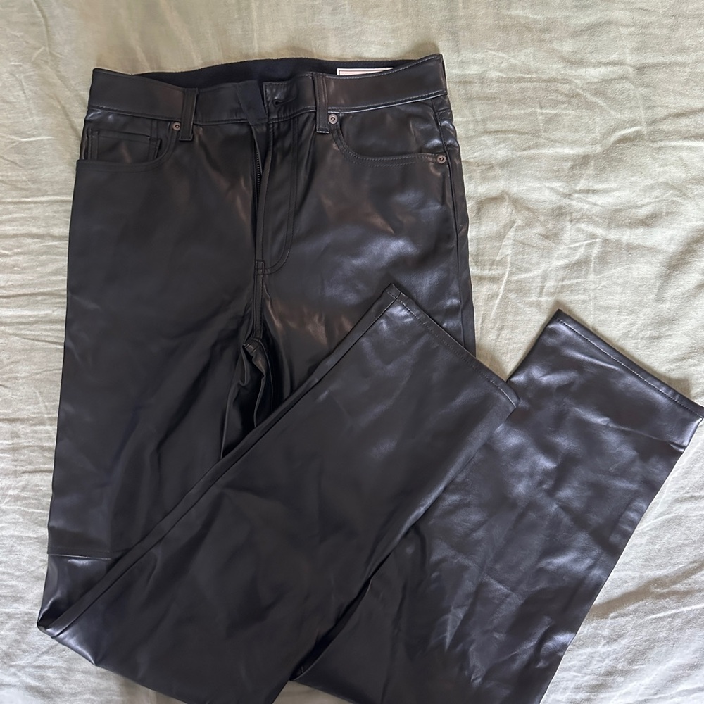 GAP Black Straight High Rise Pants